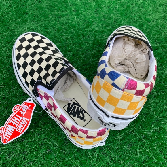 Vans Checkerboard Slip On Glitter - Picture 2 of 5